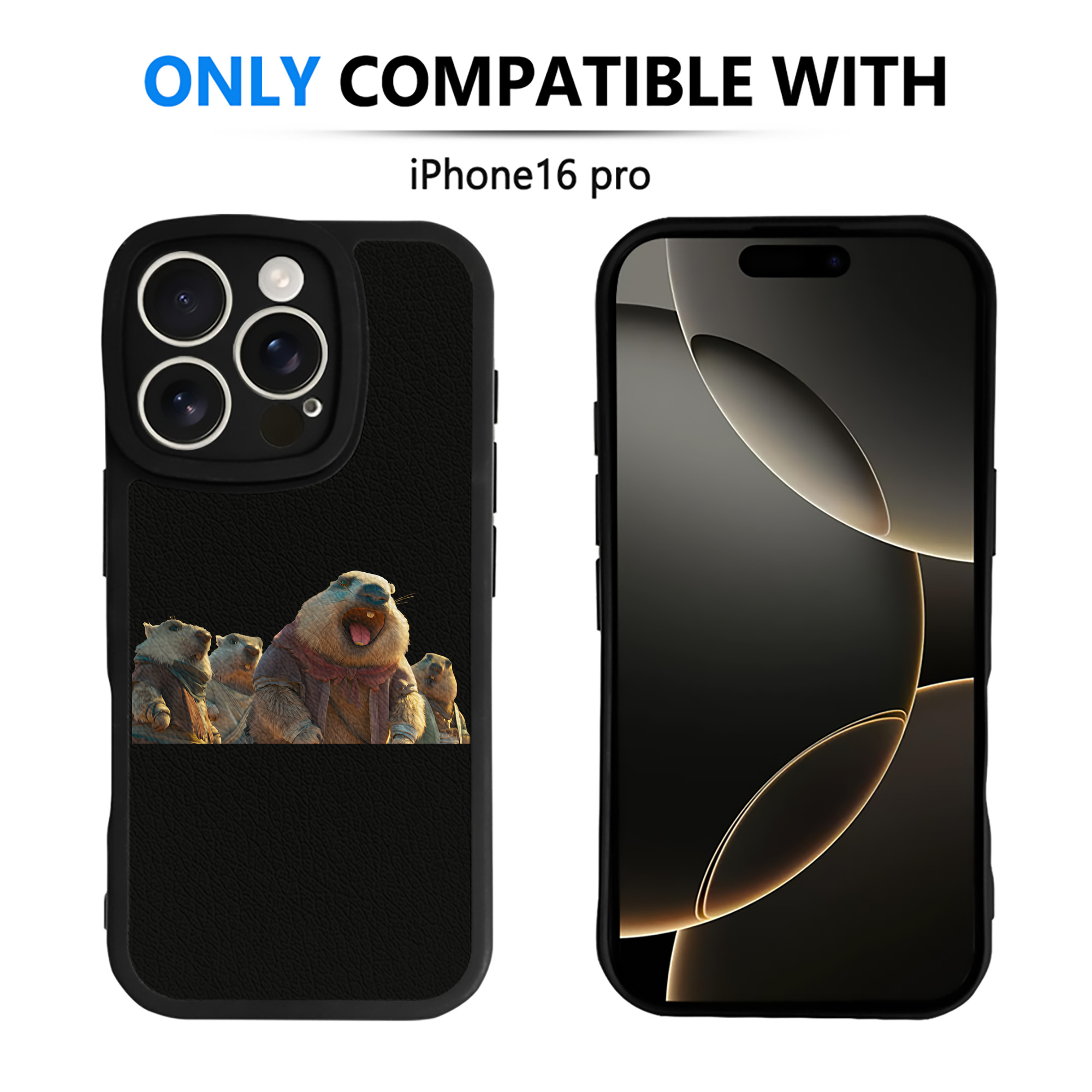（画像用） Ne Zha 2 ナタ 魔童の大暴れ 【iPhone 16シリーズ対応】シリコンスマホケース（レザー調） 材質：シリコン